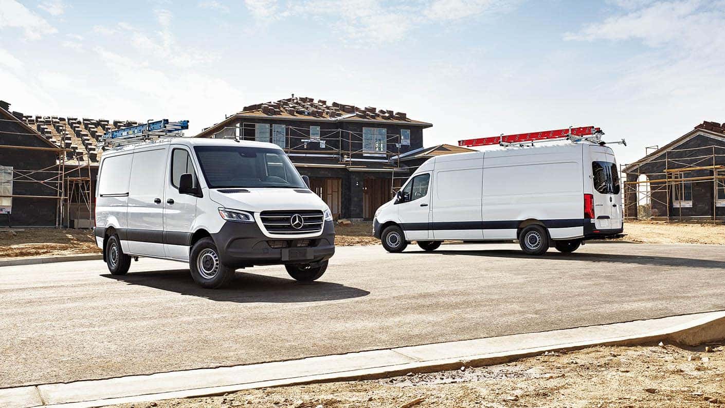 Mercedes-Benz Sprinter Cargo Vans in different body configurations