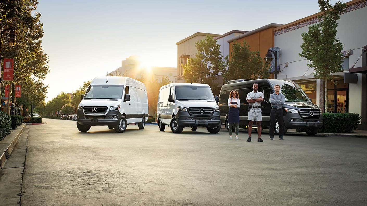 Mercedes-Benz Sprinter vans supporting different commercial business needs