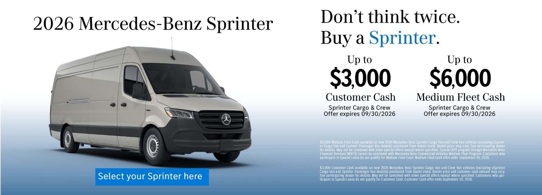 Sprinter Special