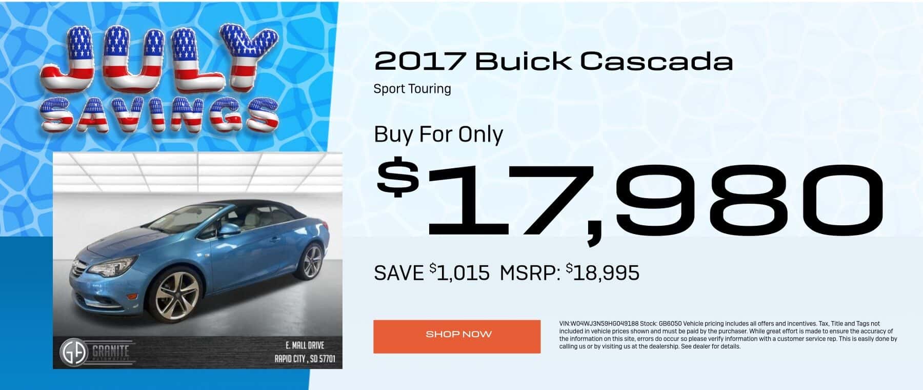 2017 Buick Cascada