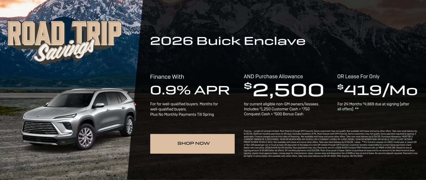 2026 Buick Enclave