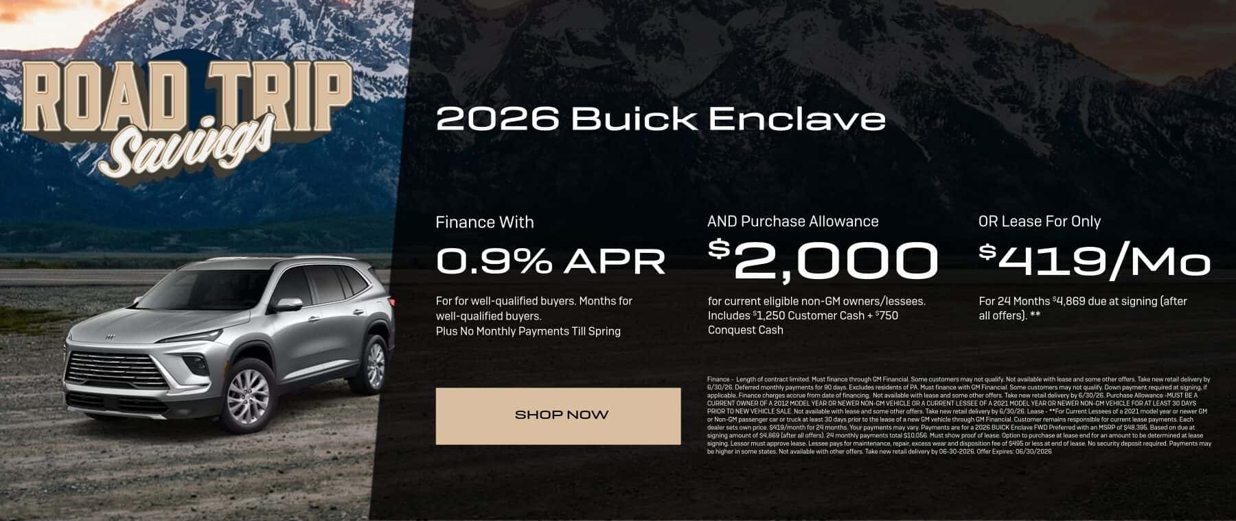 2026 Buick Enclave