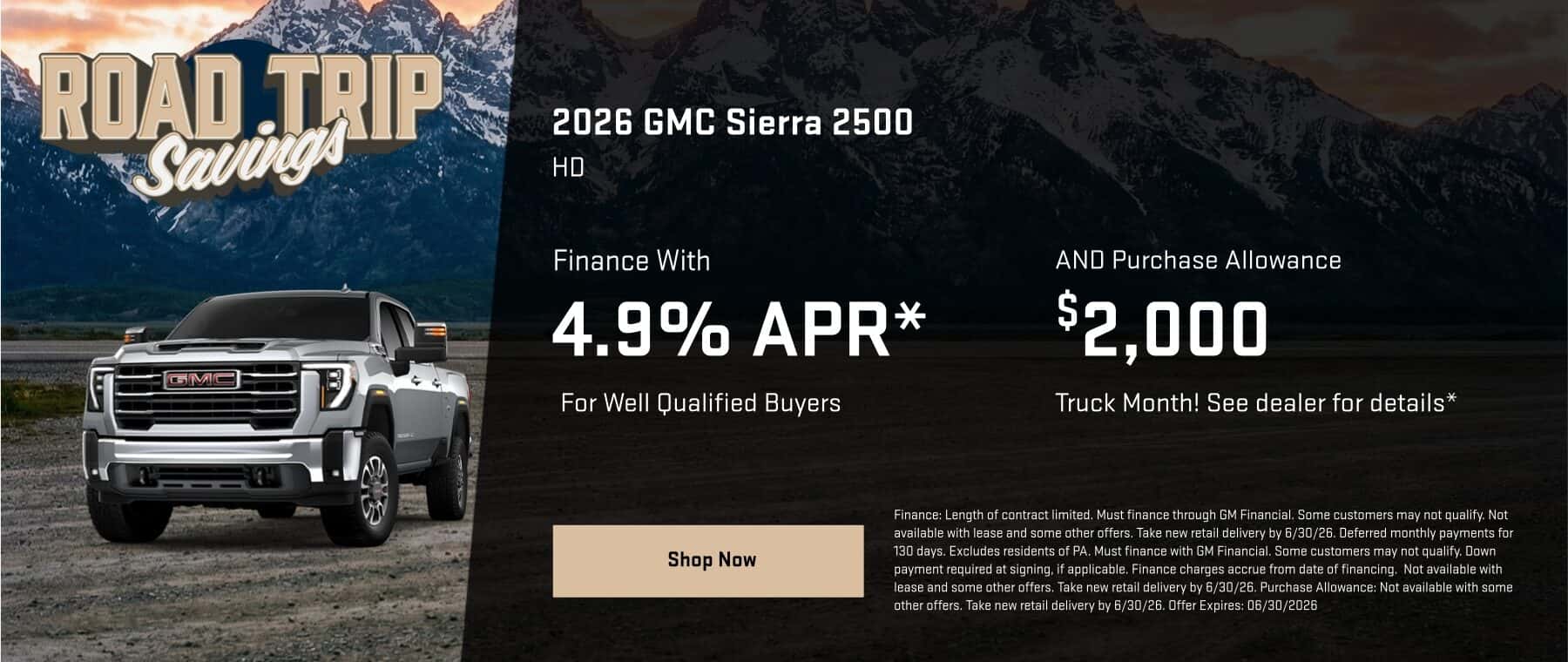 2026 GMC Sierra 2500