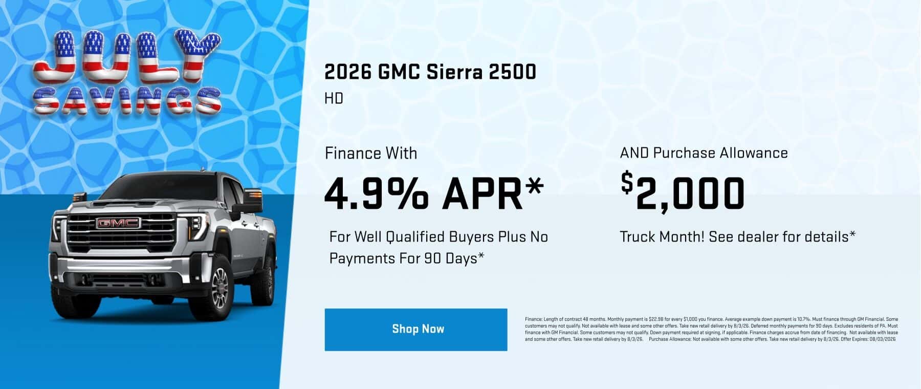 2026 GMC Sierra 2500 HD