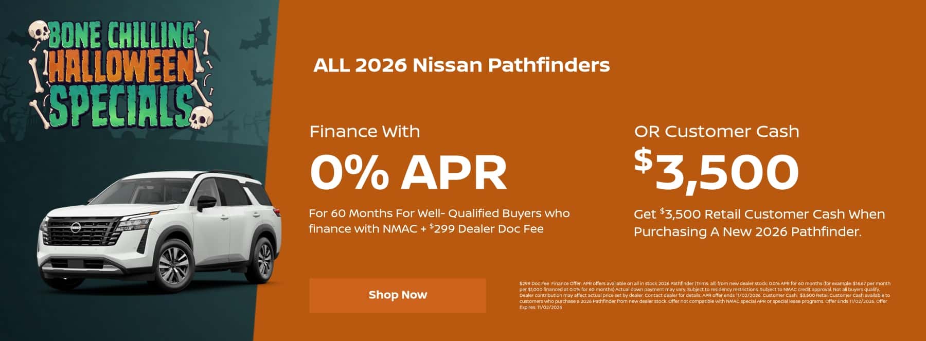 2026 Pathfinder Offer