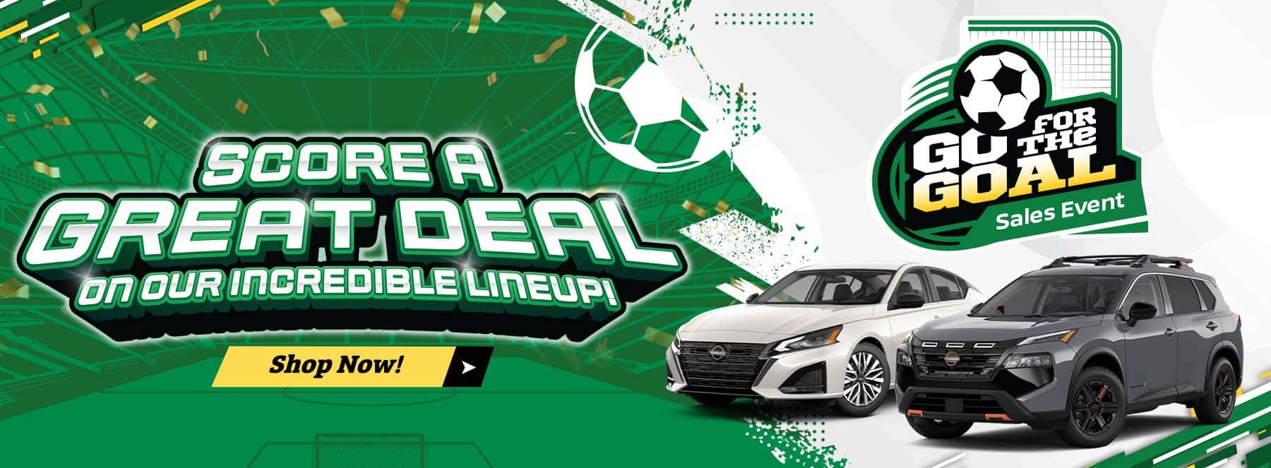 Go For the Goal Sales Event