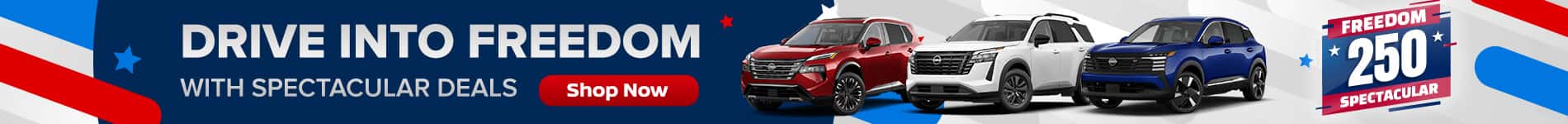 Drive Into Freedom sales event