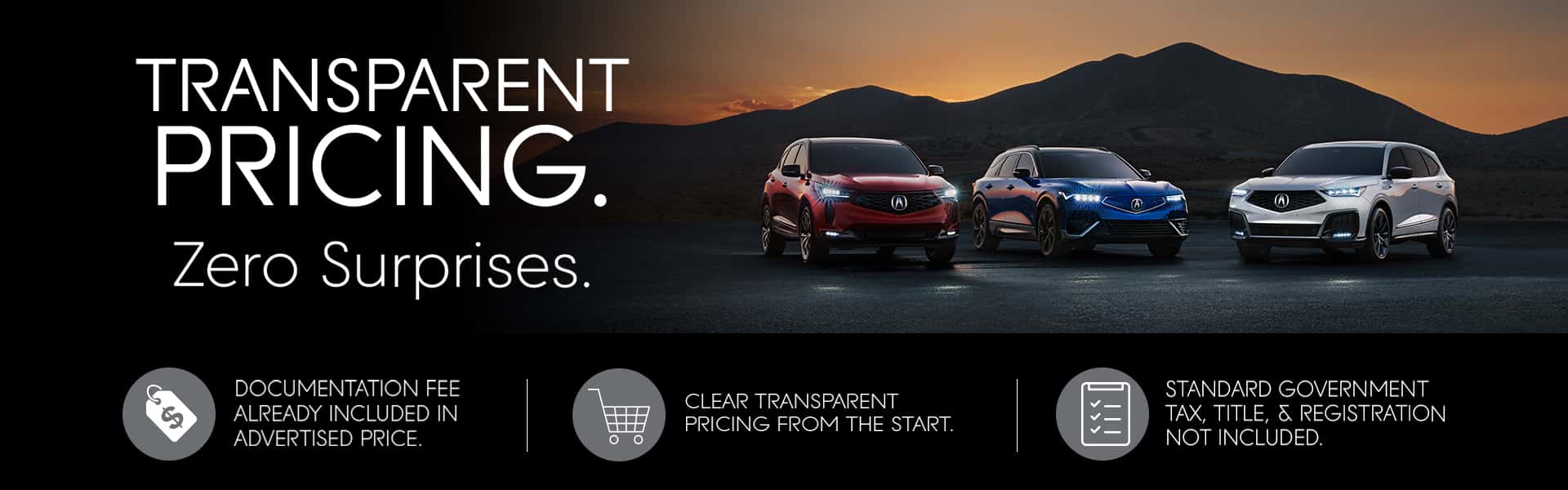 Transparent Pricing