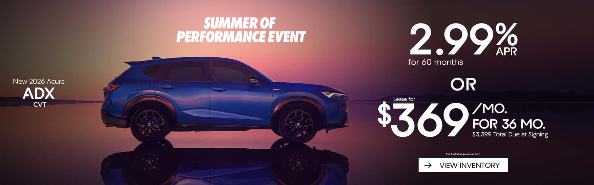 New 2026 Acura ADX CVT