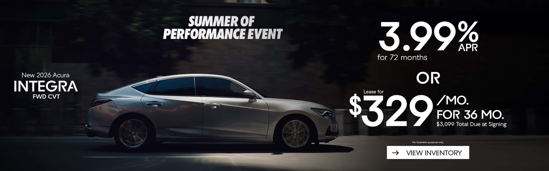 New 2026 Acura Integra FWD CVT