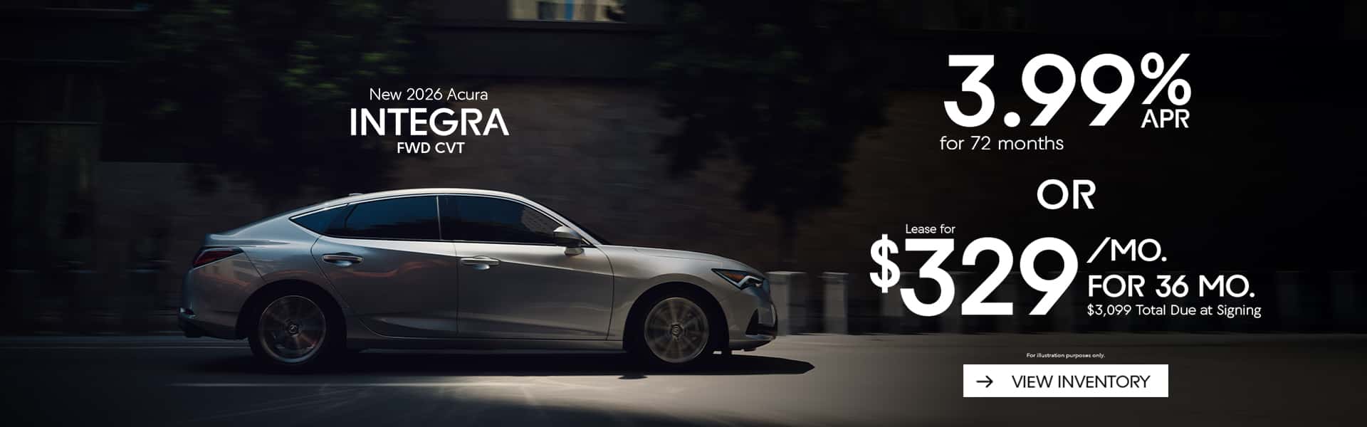 New 2026 Acura Integra FWD CVT