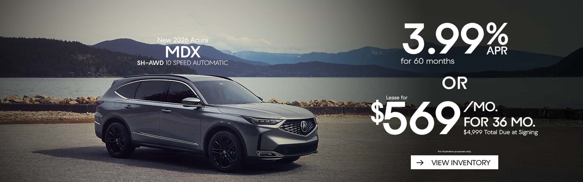 New 2026 Acura MDX SH-AWD 10 Speed Automatic