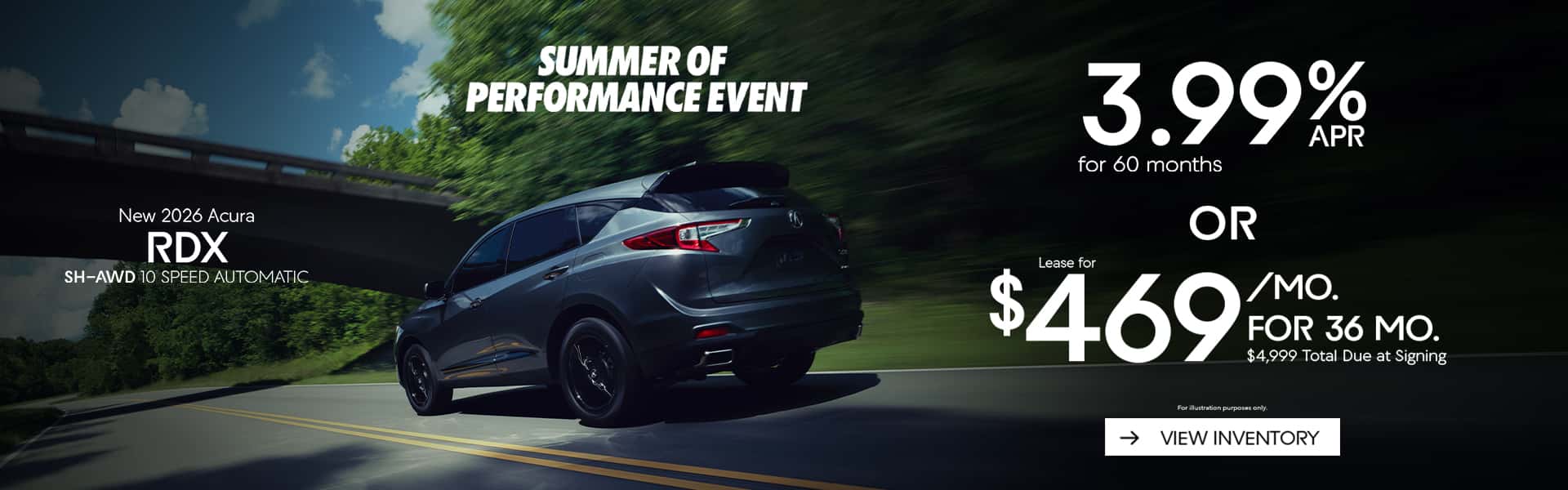 New 2026 Acura RDX SH-AWD 10 Speed Automatic