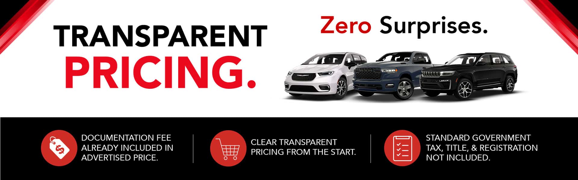 Transparent Pricing