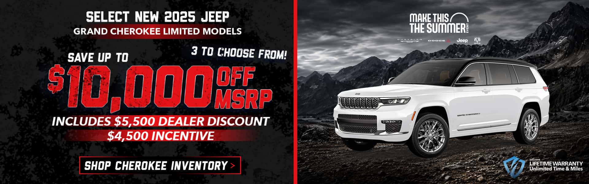 Select New 2025 Jeep Grand Cherokee Limited Models