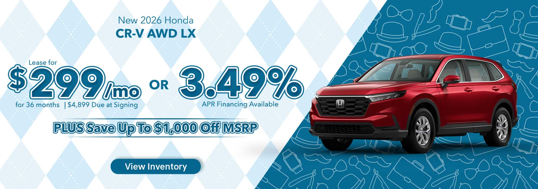 New 2026 Honda CR‑V AWD LX