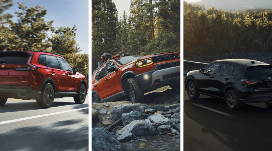 Honda CR-V, Passport, and HR-V