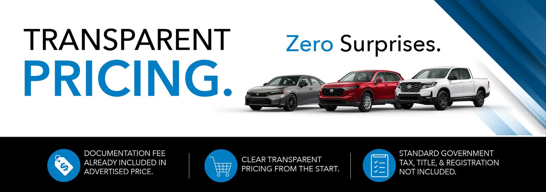 Transparent Pricing