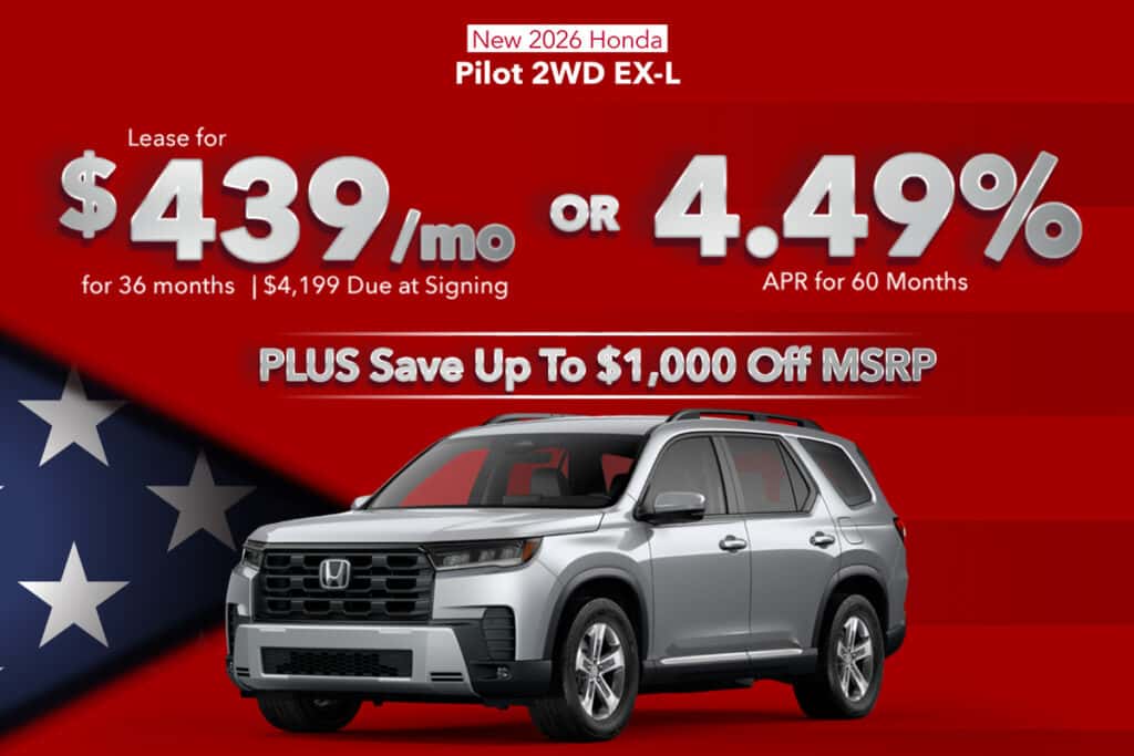 New 2026 Honda Pilot 2WD EX-L