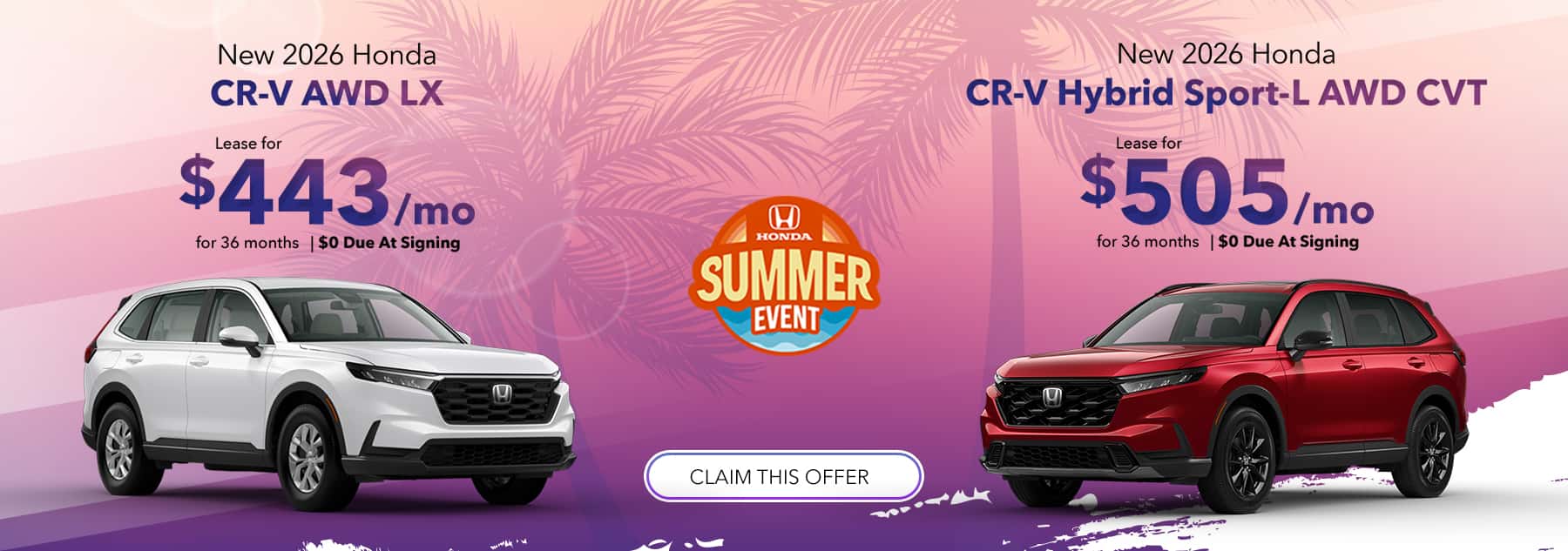 New 2026 Honda CR-V AWD LX
