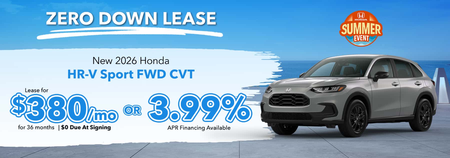 New 2026 Honda HR-V Sport FWD CVT