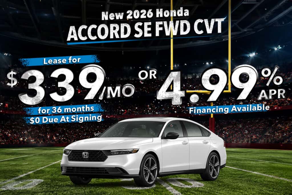 New 2026 Honda Accord SE FWD CVT