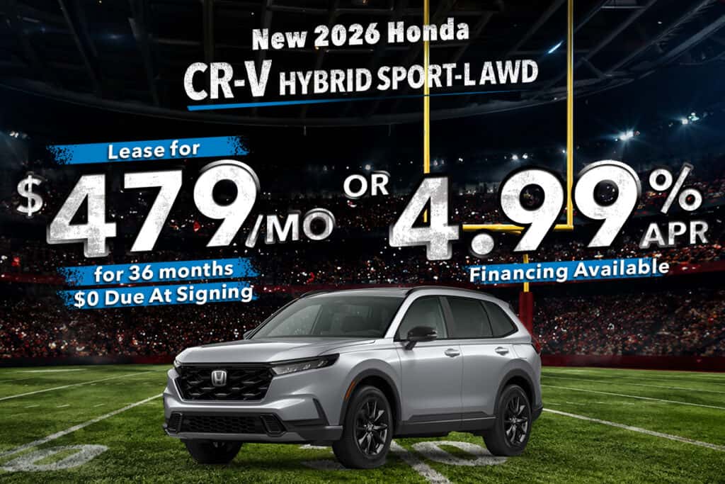 New 2026 Honda CR-V Hybrid Sport-L AWD 