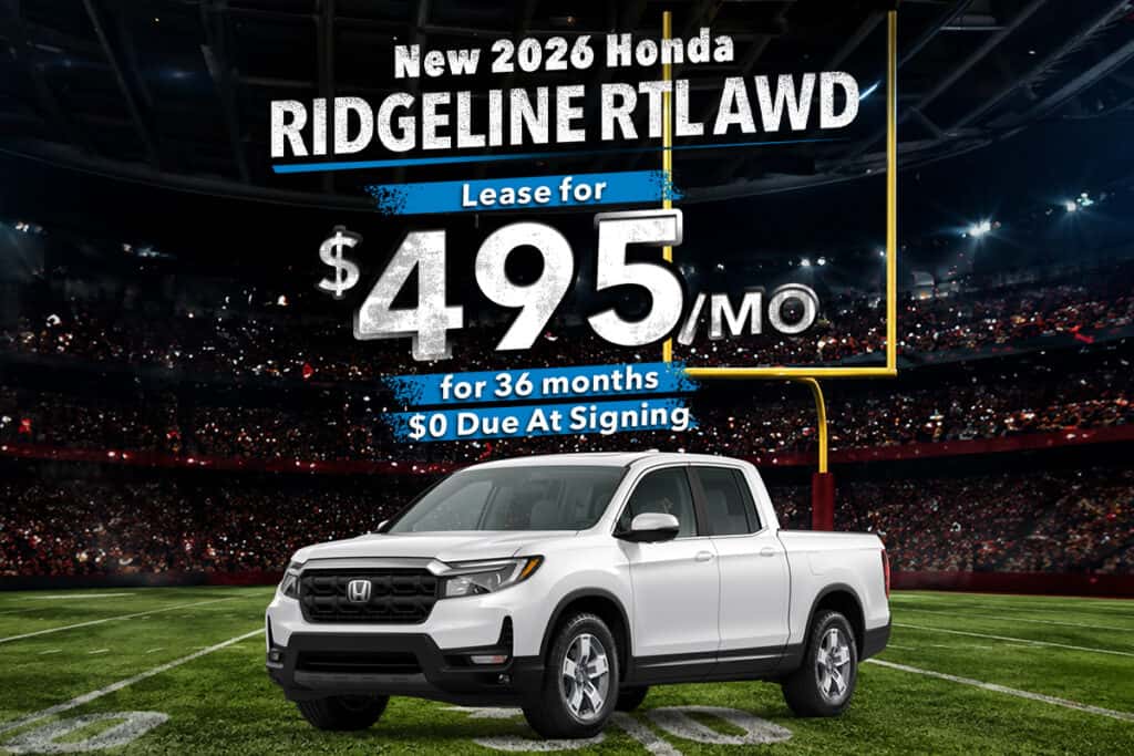 New 2026 Ridgeline RTL AWD