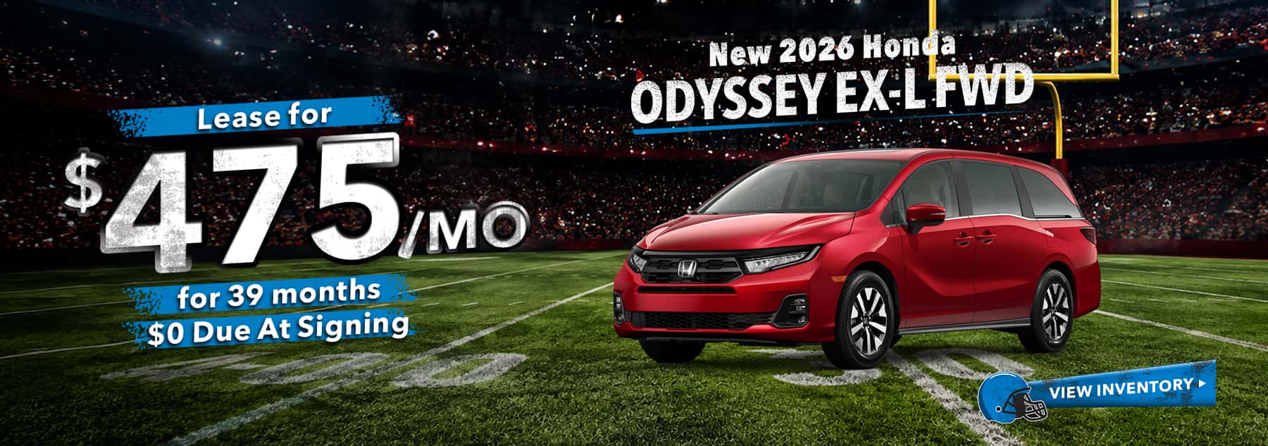 New 2026 Honda Odyssey EX-L FWD