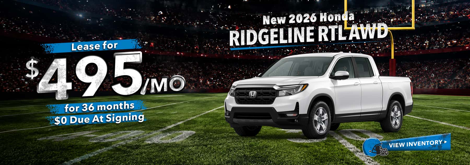 New 2026 Ridgeline RTL AWD