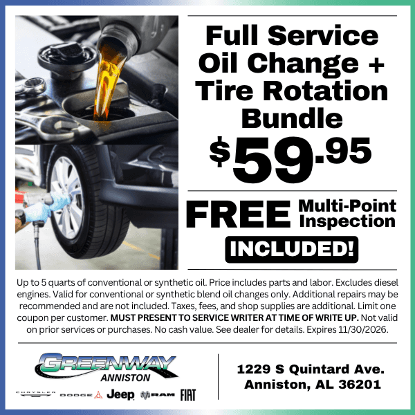Oil Change & Tire Rotation