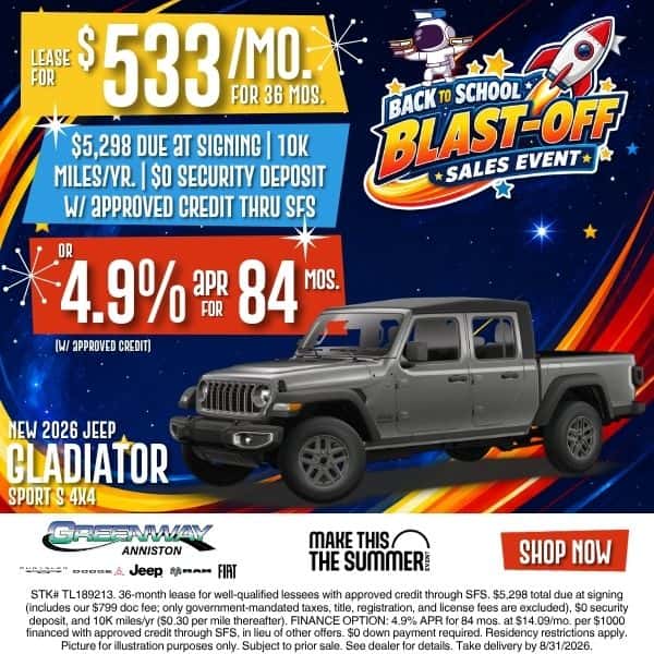 New 2026 Jeep Gladiator