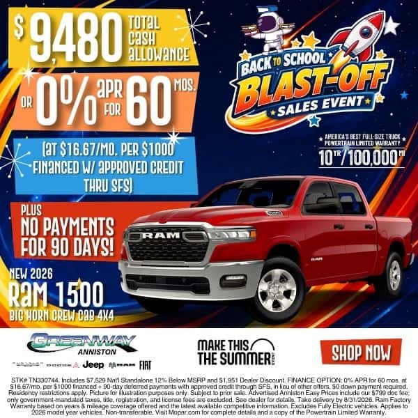 New 2026 Ram 1500 Big Horn