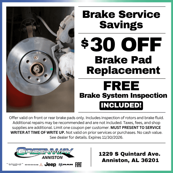 Brake Service Savings