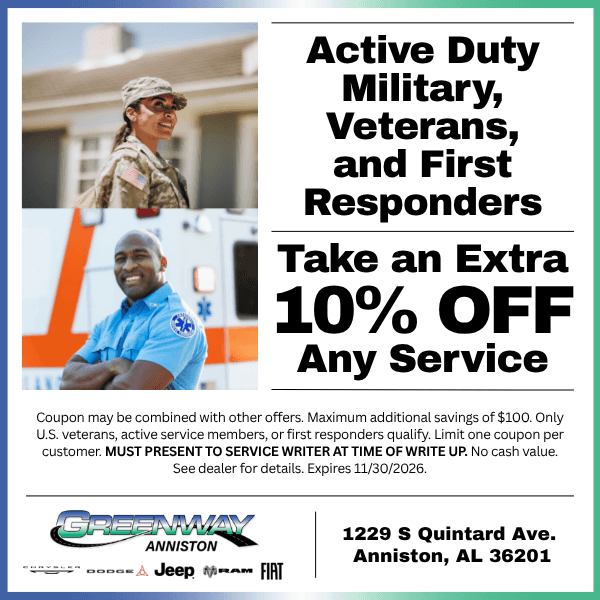Military & First Responders Discount