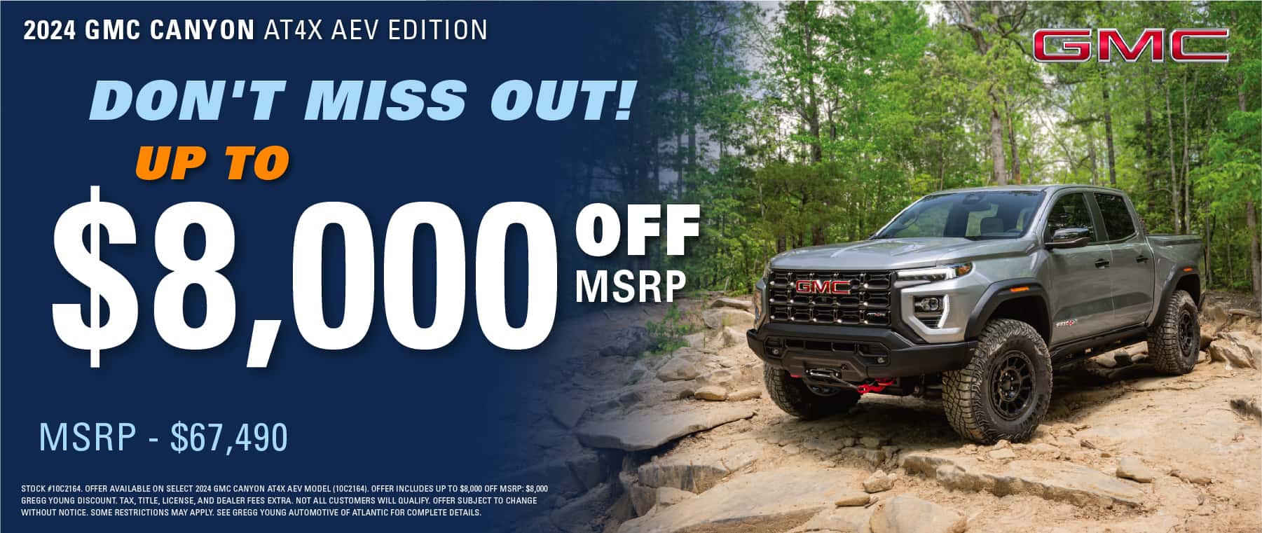 2024 GMC CANYON $8000 OFF MSRP