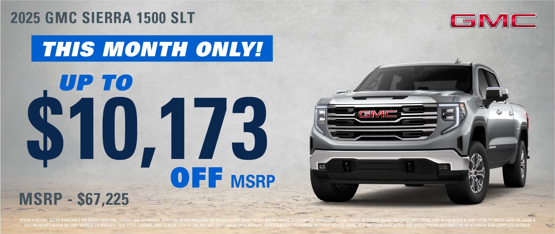 2025 GMC SIERRA 1500 THIS MONTH ONLY! - UP TO $10,173 OFF MSRP