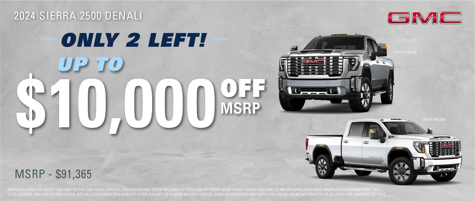 2024 GMC SIERRA 2500 ONLY 2 LEFT!! UP TO $10,000 OFF MSRP