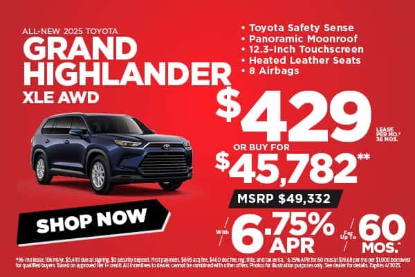 NEW 2025 TOYOTA grand Highlander