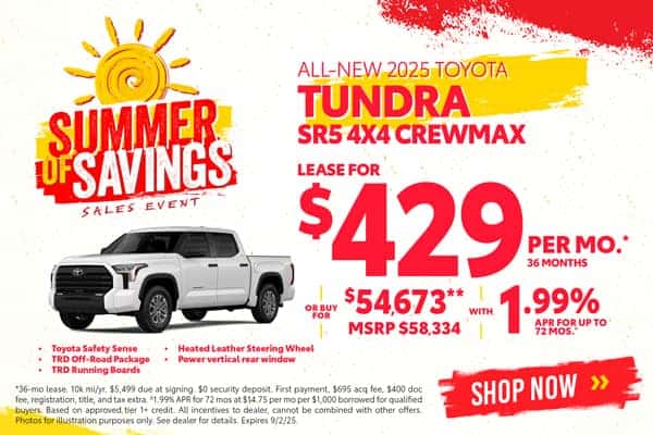 New 2025 Toyota Tundra