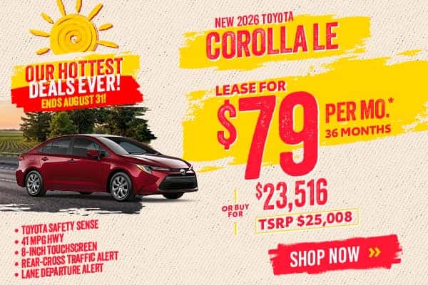 2026 COROLLA