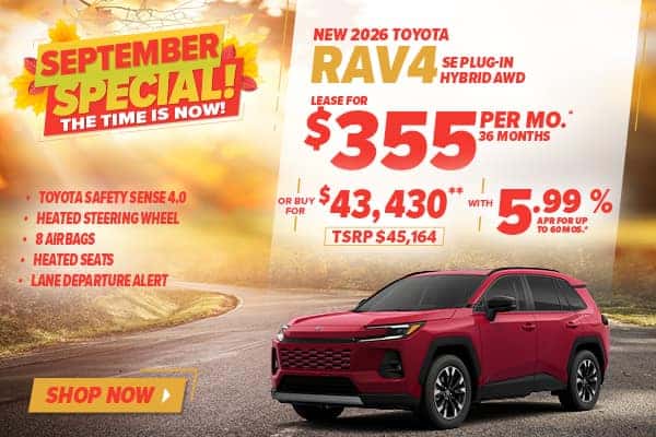 2026 TOYOTA RAV4 SE PLUG-IN HYBRID AWD