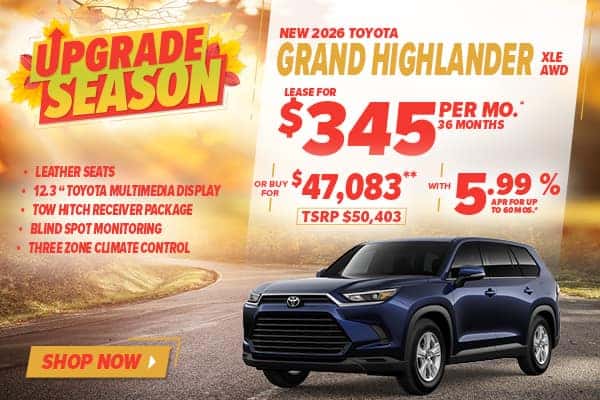 2026 TOYOTA GRAND HIGHLANDER XLE AWD
