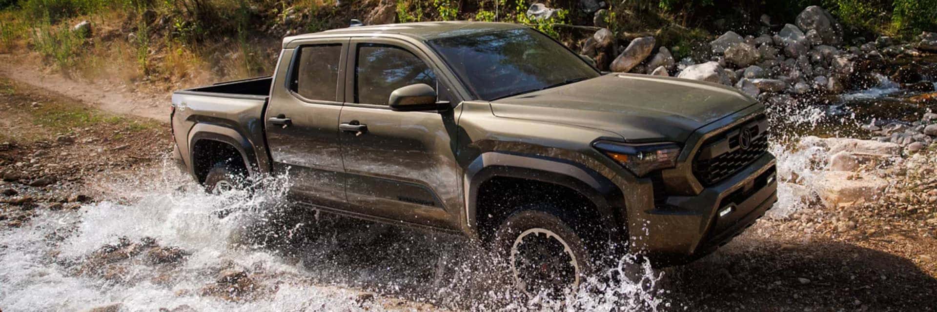2026 toyota tacoma in water