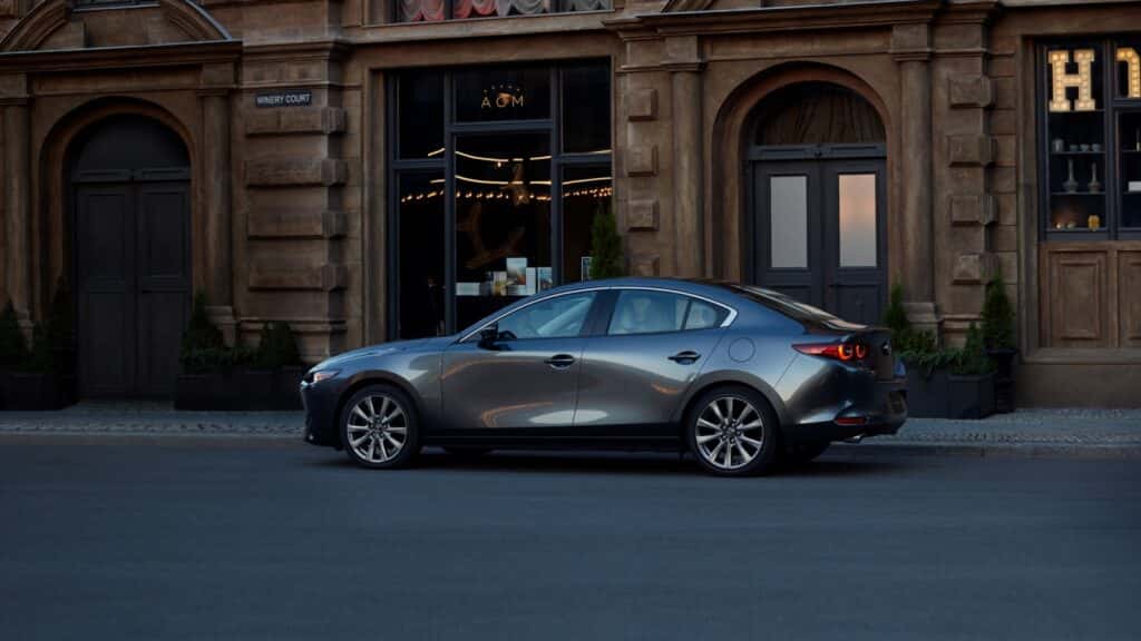 Exterior of a 2026 Mazda3 Sedan