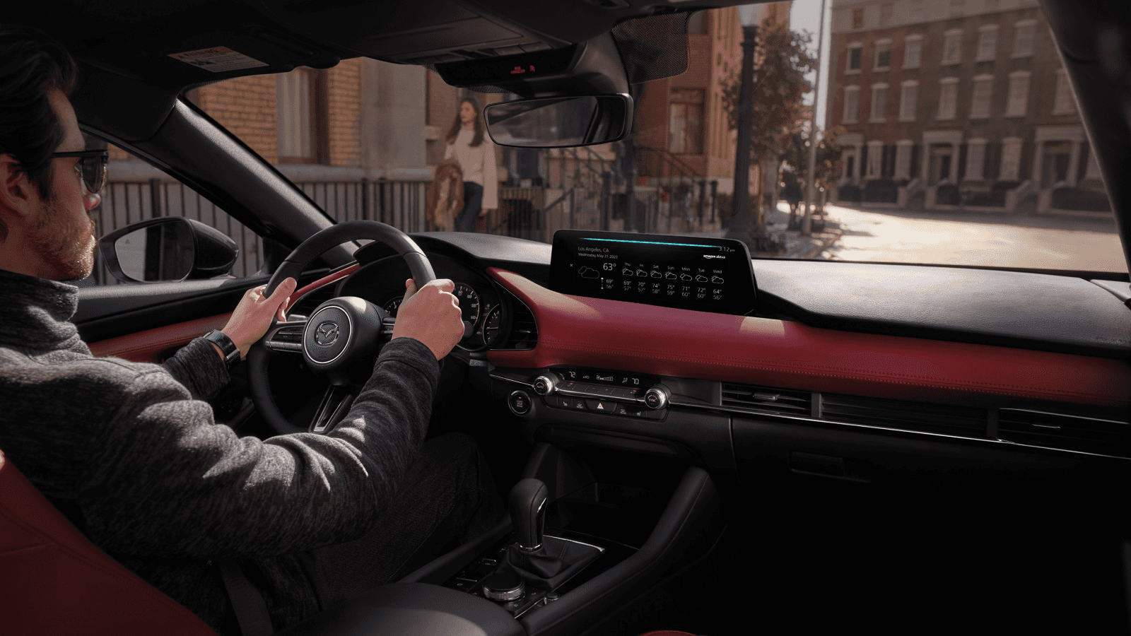 2026 Mazda3 hatchback driving