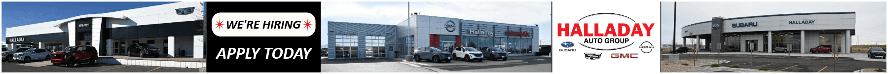 Now Hiring - Halladay Auto Group