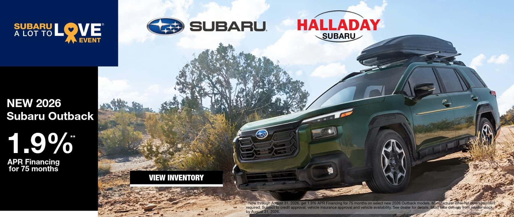 August Subaru Outback