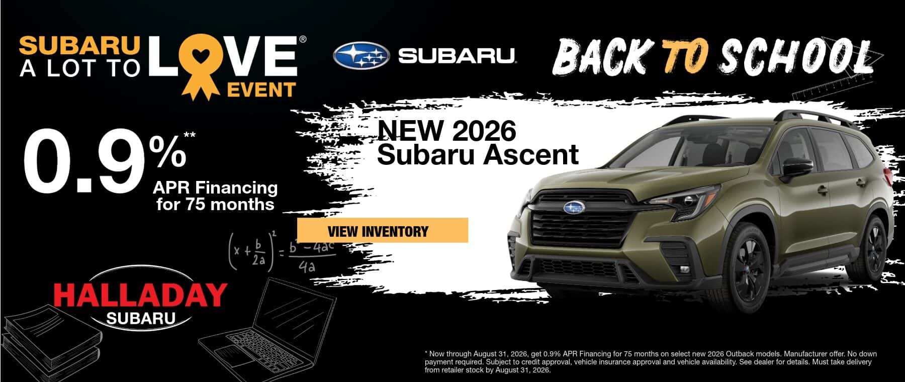 August Subaru Ascent