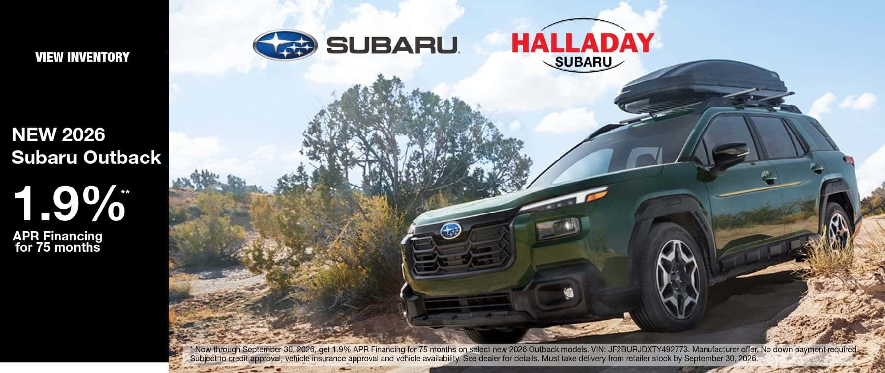 Subaru Outback Sept
